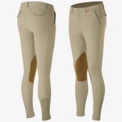 B Vertigo Sander Men's Leather Knee-Patch Breeches