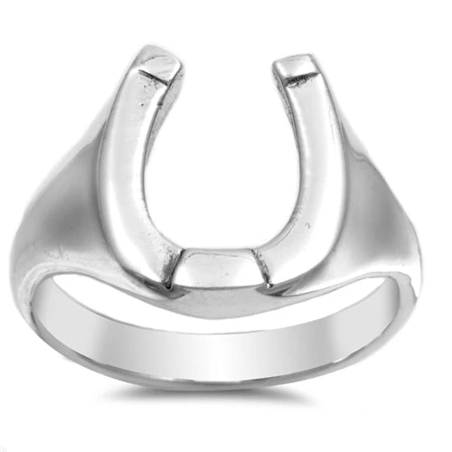 Sterling Silver Horseshoe Ring - Image 2