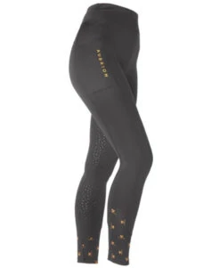 Shires Ladies Porter Winter Riding Tights With Silicone Knee Patch