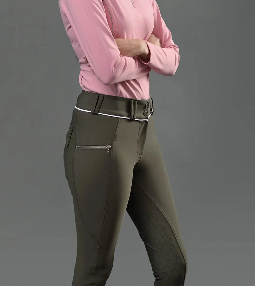 Annie Jay Equestrian Silicone Knee Patch Breeches