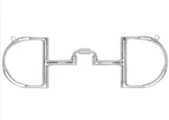 Myler D-Ring (MB27PB) Hooks, Correctional Low Ported Barrel