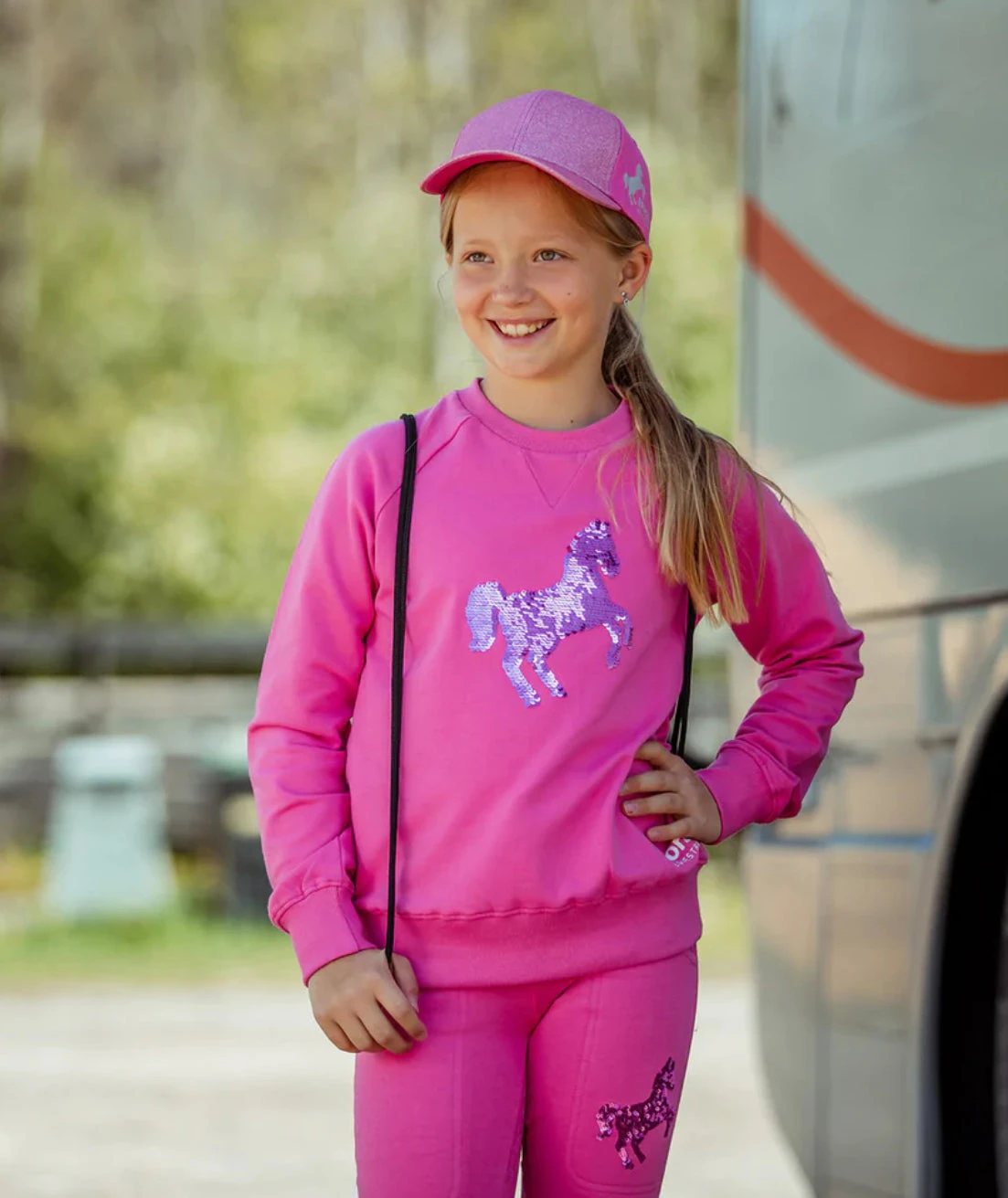 Horze Kids Sequined Pull-Over Sweater - Image 2