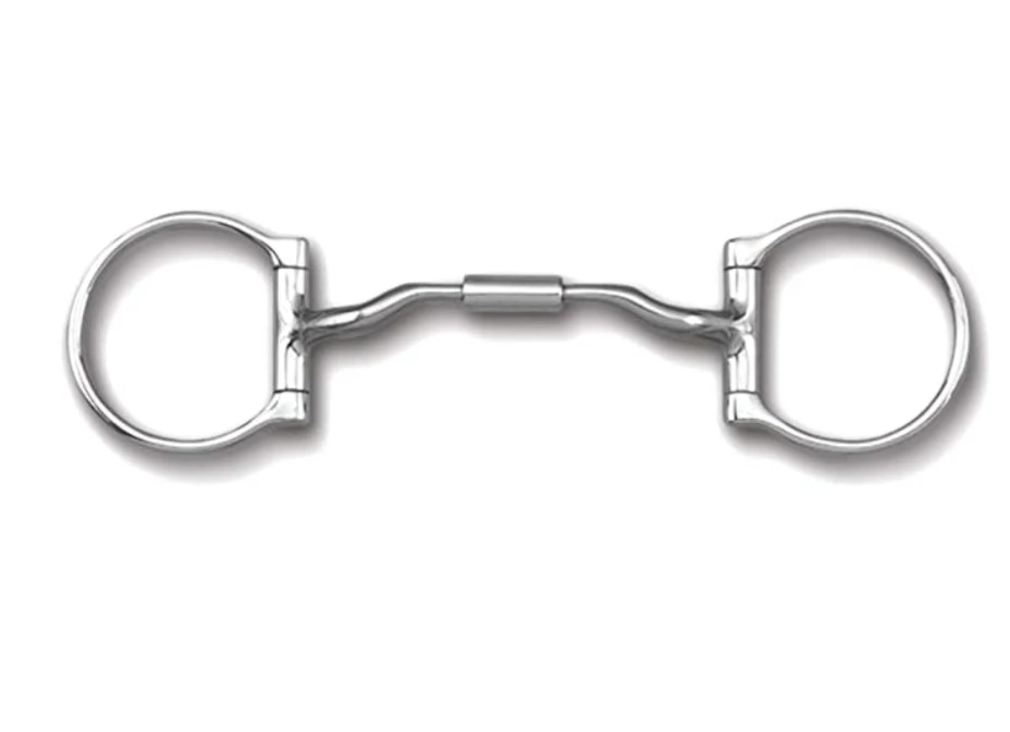 Myler Eggbutt (MB04) Hooks, Low Port Comfort Snaffle, Level 2 - Image 2