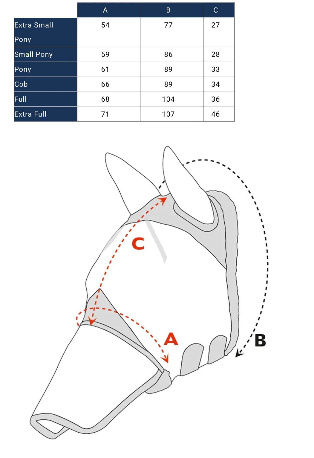 Shires Stretch Contour Shield Fly Mask - Image 2