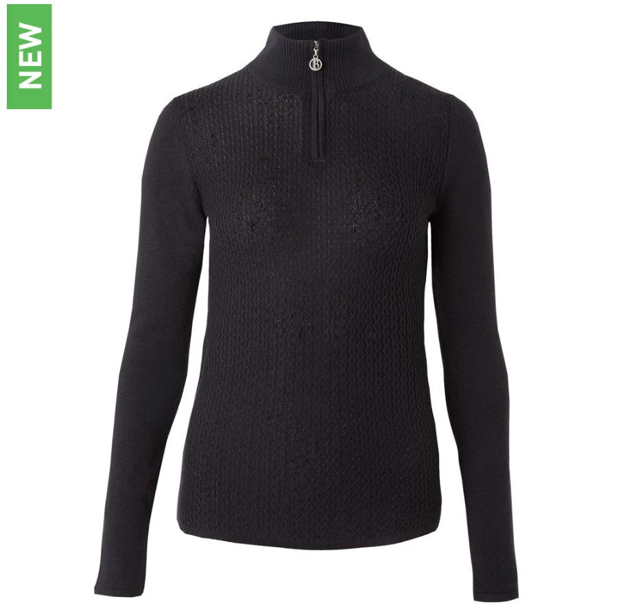 B Vertigo Ruth Knitted Women’s 3/4 Zip Pullover - Image 4