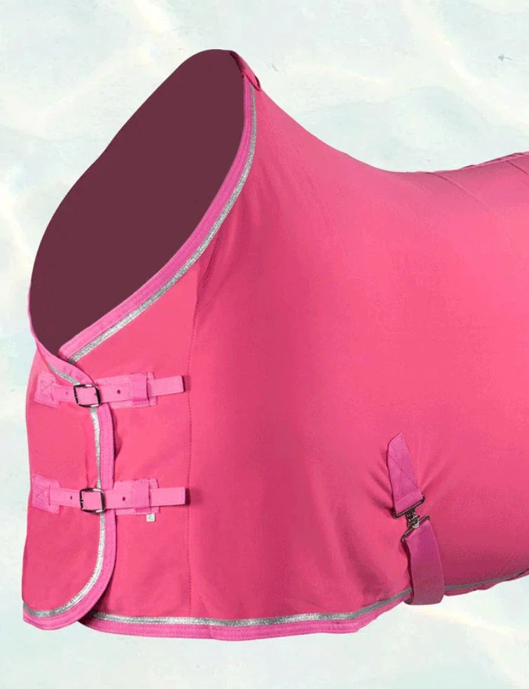 Horze Fleece Cooler With Shimmer Trim - Image 2