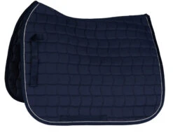 Horze Dressage Saddle Pad With Silver Piping